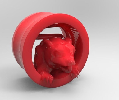 rata genişleme vücut piercingi 3d print model - Mito3D