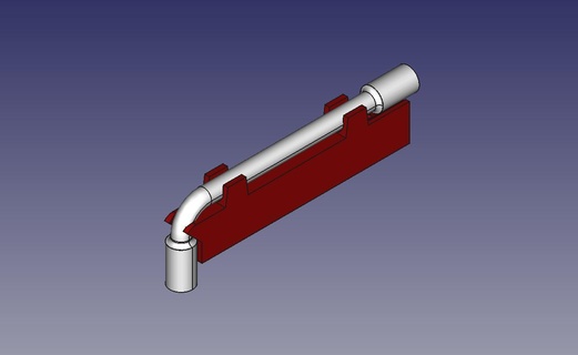 chave catraca suporte victorinox multi ferramentas swisstool 3d print model - Mito3D