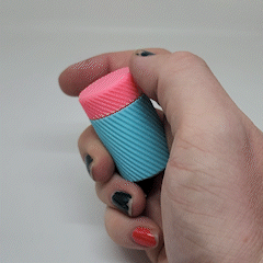 Ratsche Stock zappeln Spielzeug Spinner klicken einfach Spaß klein tragbar 3d print model - Mito3D