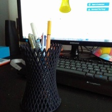 rator portaria personalizador caneta lápis copo 3d print model - Mito3D