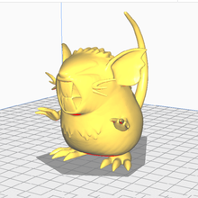 raticate a arte pokemon ratta 3d print model - Mito3D