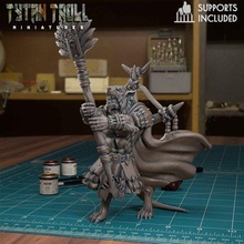 homme rat chaman 01 pre supported 3d print model - Mito3D