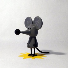le rat divers 3d print model - Mito3D