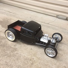 ratrod pickup art hotrod custom car automotive toy model 3d print model - Mito3D