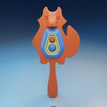 rattle fox art baby decor sculpture toy sculptures 3d print model - Mito3D