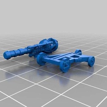 ratty zap cannon due parti di versione gioco giochi warmaster wargame fantasia su scala epica epico dnd in miniatura mini 10mm 3d print model - Mito3D