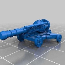 ratty zap zapp cannon game games war wargame wargaming warmaster wargames tabletop gaming gameing epic scale dnd miniature 10mm 3d print model - Mito3D