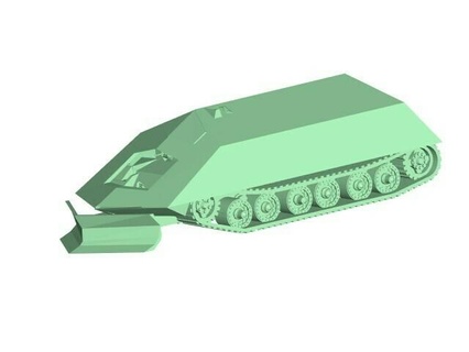 spacieux Panzer sg tigre 3d impression 3d print model - Mito3D
