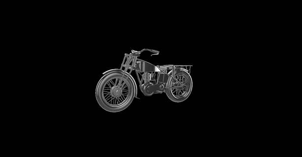 Ravat h8 Schwarzbrand 498cc 1928 moto Motorrad Motor Fahrrad le la motorrad 3d print model - Mito3D