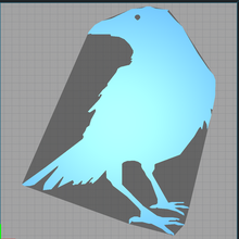Raven animais 3d print model - Mito3D