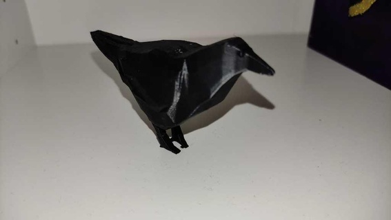 corbeau art 3d animaux animal lowpoly corbeaux créatures 3d print model - Mito3D