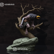 cuervo raiven oscuro alma sangre 20cm 30 cm 40 Arte guerrero hombre Siniestro fantasía medieval oscura demonios sangriento 3d print model - Mito3D