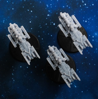 cuervo clase escolta juego guerra flota batalla gótico astronave modelado espacio miles millones soles dropfleet comandante marina 3d print model - Mito3D