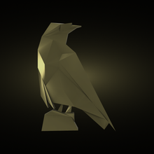 raven poly 3d print model - Mito3D