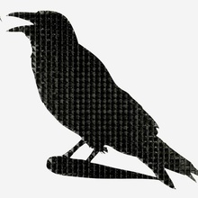 raven corbeau Kunst crow d coratif Dekorative 3d print model - Mito3D
