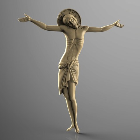 raxpyatie vizantia christ cross jesus cnc art 3D print model - Mito3D