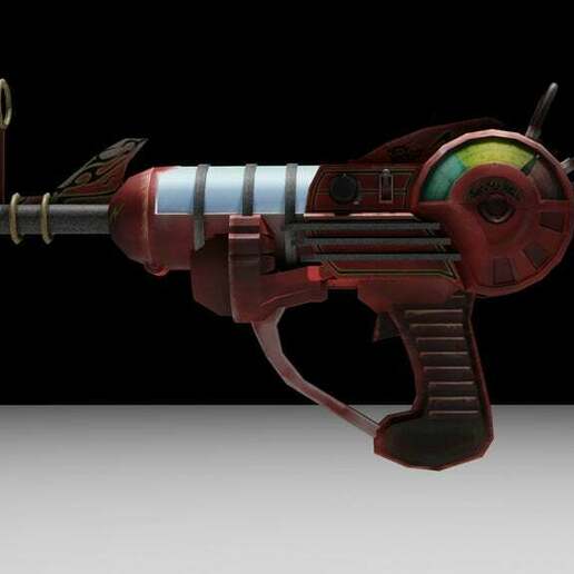 rayo pistola deber negro operaciones 2 zombi blackops blackops2 bo2 llamada of bacalao armas rayos arma zombies videojuegos 3D print model - Mito3D