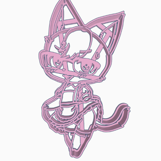 raymond waifu maid 3 Ausstecher animal crossing nintendo-Schalter chibi verschiedene Magd Spiel pelzig - Schalter nintendo die Kreuzung Tier cookie cutter 3D print model - Mito3D