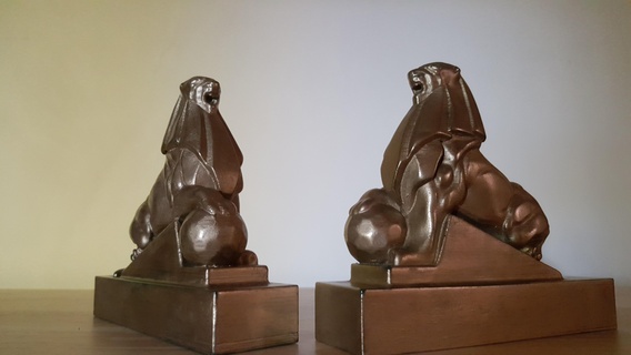rayner hoff lion george holden sculpture 3d print model - Mito3D