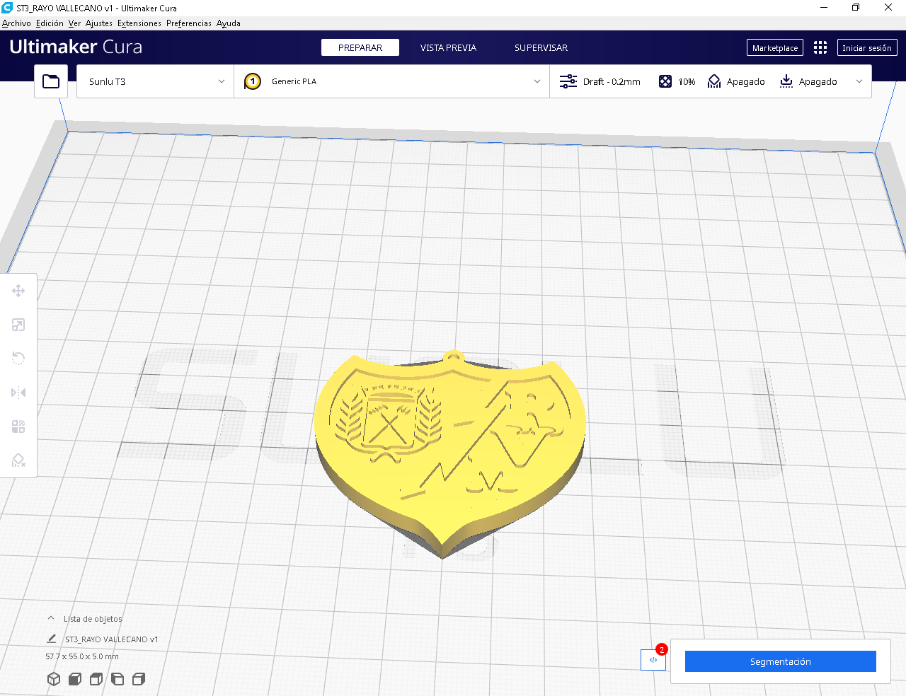 rayo Vallecano joalheria raio chaveiros chave argolas chaveiro arte Projeto futebol 3D print model - Mito3D