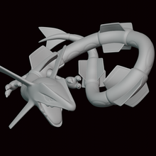 rayquaza pokemon figura 3d print model - Mito3D