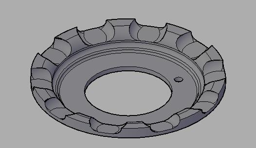 rays engineering evolution center ring 3d print model - Mito3D