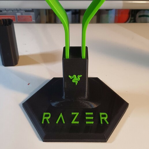 razer auricolare In piedi auricolari giochi giocatore musica ps4 xbox ps5 xboxone 3D print model - Mito3D