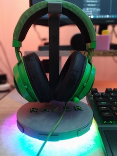 Razer casque supporter soutien écouteurs kraken musique cabine 3d print model - Mito3D