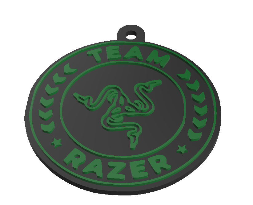 razer chaveiro 3D print model - Mito3D