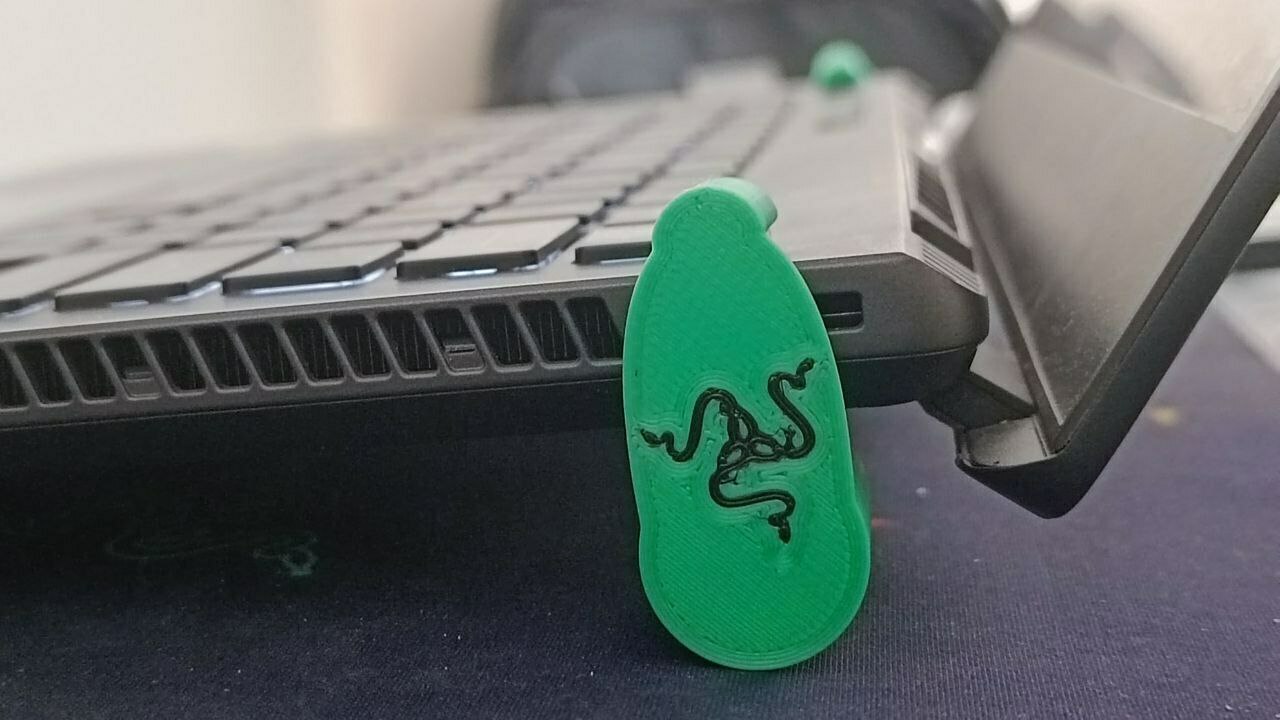 razer notebook stand laptop computer support 3D print model - Mito3D