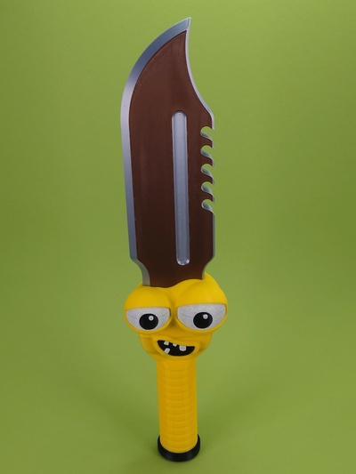 navalha louco facas espada faca cosplay disfarce brinquedo brinquedos 3d print model - Mito3D