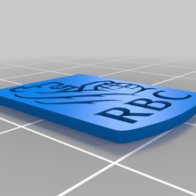 RBC Logo 3d print model - Mito3D