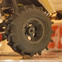 rc car fuori strada ruota wpl giocattolo cerchio pneumatico macchina camion fango più ampia 3d print model - Mito3D