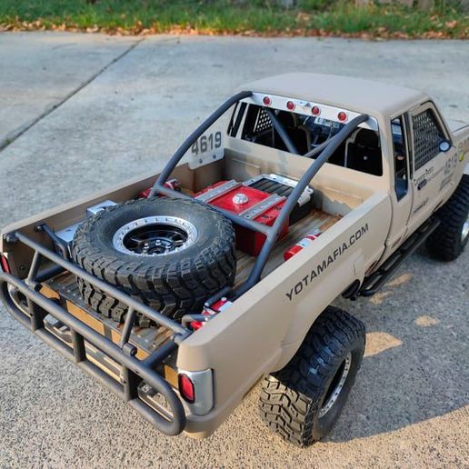 rc4wd toyota 3 runner xtra cab rock armor tail light game hilux pickup trailfinder gelande element enduro crawer body 4 koh king hammers 4619 3D print model - Mito3D