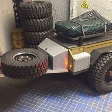rc 1 10 échelle bande annonce moyen off road camp route rc4wd robot d'exploration camping bandes annonces Land Rover corps réaliste aventure 3d print model - Mito3D