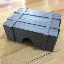 rc 1 12 battery wood box design toy adventure crawler lipo li ion mn model mn90 mn99 mn99s wpl 3d print model - Mito3D