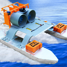rc airboat - iki fan motorları oyun bıçak tekne motor esc motoru hızlı jet radyo kontrol araçlar hızı r c 3d print model - Mito3D