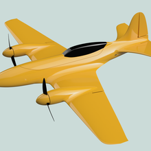 rc avion proton gadget radio contrôle modèle 3d print model - Mito3D