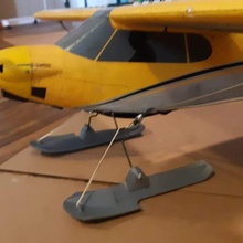 rc-Flugzeug-Ski verschiedene flitetest Flugzeug Ski ski 3d print model - Mito3D