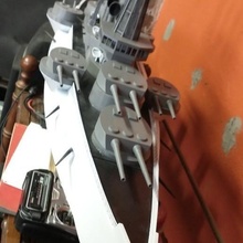 rc navio guerra livre jogos barco encouraçado PredReadnought rádio controlada 3d print model - Mito3D