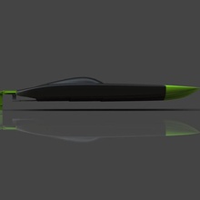 rc barco místico catamarã jogo a velocidade do 3d print model - Mito3D