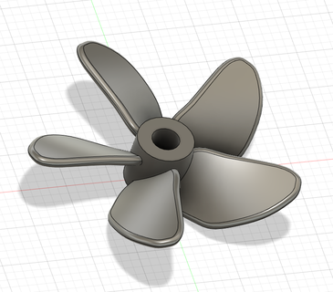 rc boat propeller 3d print model - Mito3D