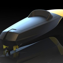 rc barco a motor twin riva jogo 3d print model - Mito3D