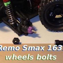 coche rc 1 16 tornillo de rueda adaptador juego 3dprintable 3dprinting perno remo hobby sgabolab smax juguete la r c vehículos 3d print model - Mito3D