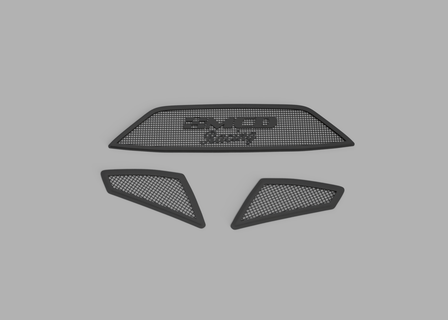 rc car front grille side air intakes mcd xr5 inlet modding 3d printing scale 3d print model - Mito3D