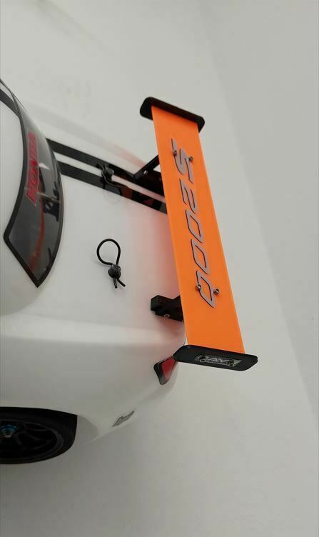 rc macchina posteriore spoiler macchine rally deriva ala 3D print model - Mito3D