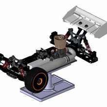 rc macchina In piedi 1 10 8 scala 2 buggy shock gioco kyosho losi tlr Mugen traxxas squadra raggi X yokomo 3d print model - Mito3D