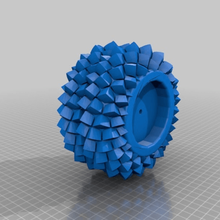 rc car wheel monster truck hexabox game toy 3d print model - Mito3D