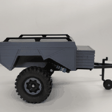 rc crawler trailer 1 10 axial traxxas mst car scale 1/10 diorama 3d print model - Mito3D