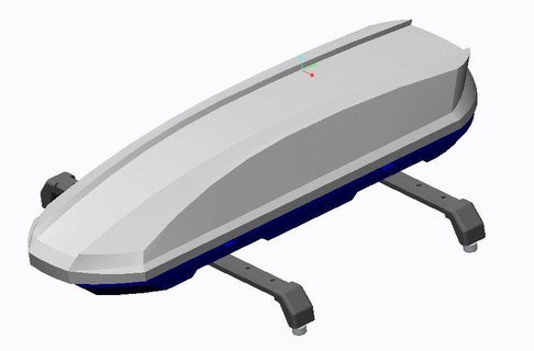 rc sefer çatı Kutu 190 ölçek 3d print model - Mito3D